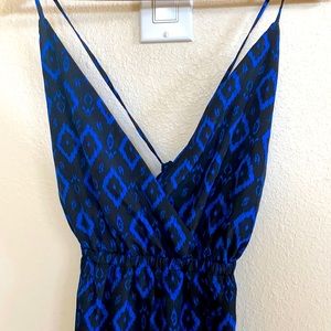 Gorgeous black and blue dress